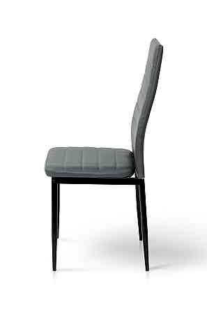 Стілець Ріо, чорний/ шкірзам сірий Київ