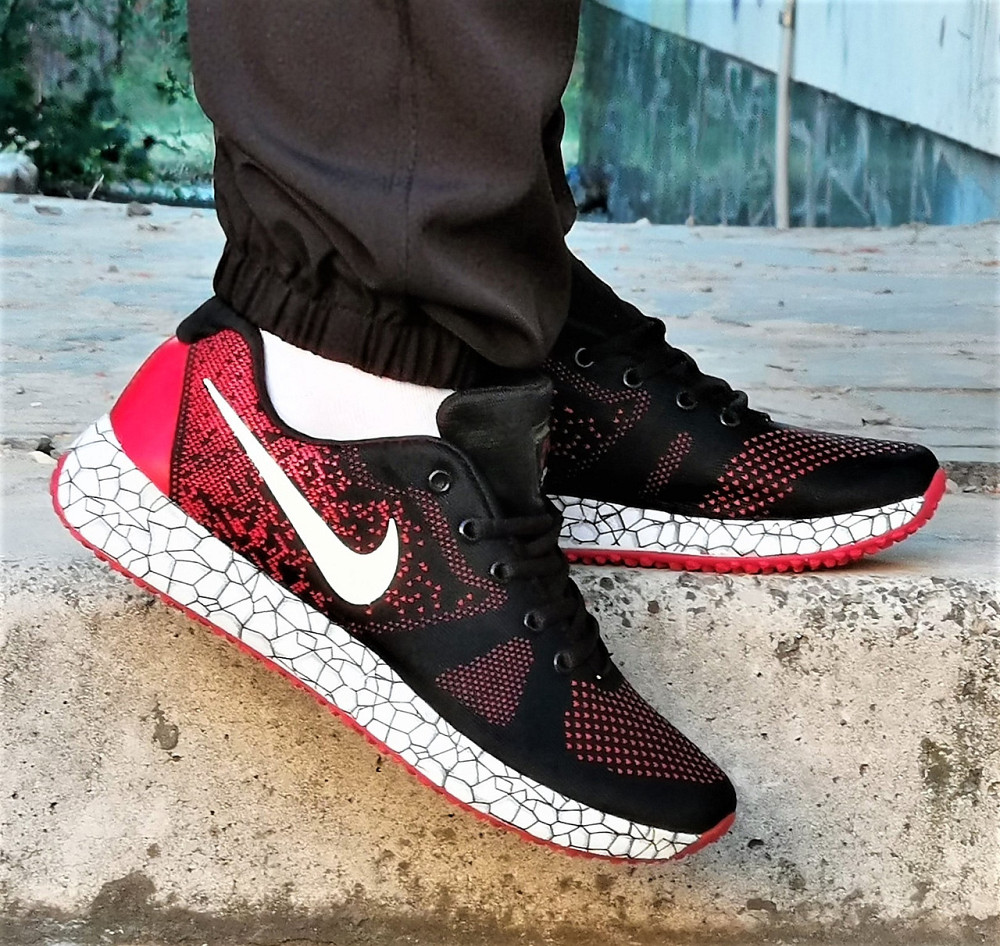 Кросівки Nike Чорні Чоловічі Найк Червоні (розміри: 41,42,43,44,45) Дніпро - фото 8