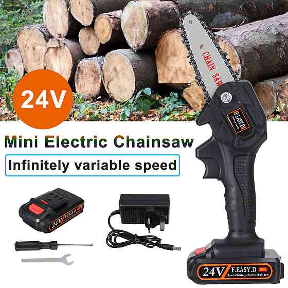 Ручная Электропила, кусторез CHAIN SAW 6'' TL 0600 (в комплекте, чемодан, 1АКБ и зарядка) Одесса