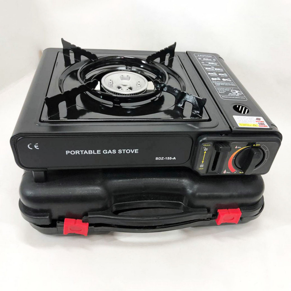 Портативна газова плита з балоном BK-167A, Туристична переносна плита, Вулична газова плитка RZ-26 Львів - фото 11
