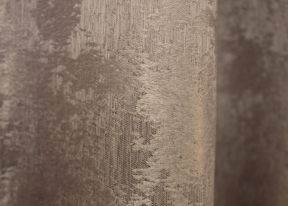 Комплект коротких штор VR-Textil Жаккард Sultan XO № 1682ш Какао 130х170 см 2 шт (35-0321) Киев - изображение 7