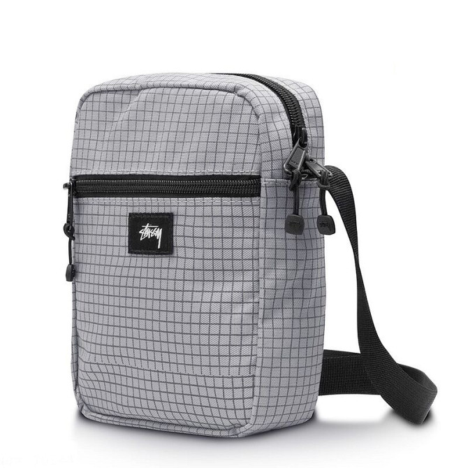 Сумка через плечо Stussy 19x16 камуфляж Серый/черный Запоріжжя - фото 2