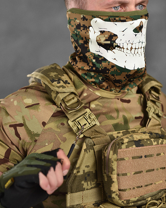 Плитоноска піксель з підсумками 4 точки скидання кордура підсумки під магазин аптечку рацію Турецька Одеса - фото 4