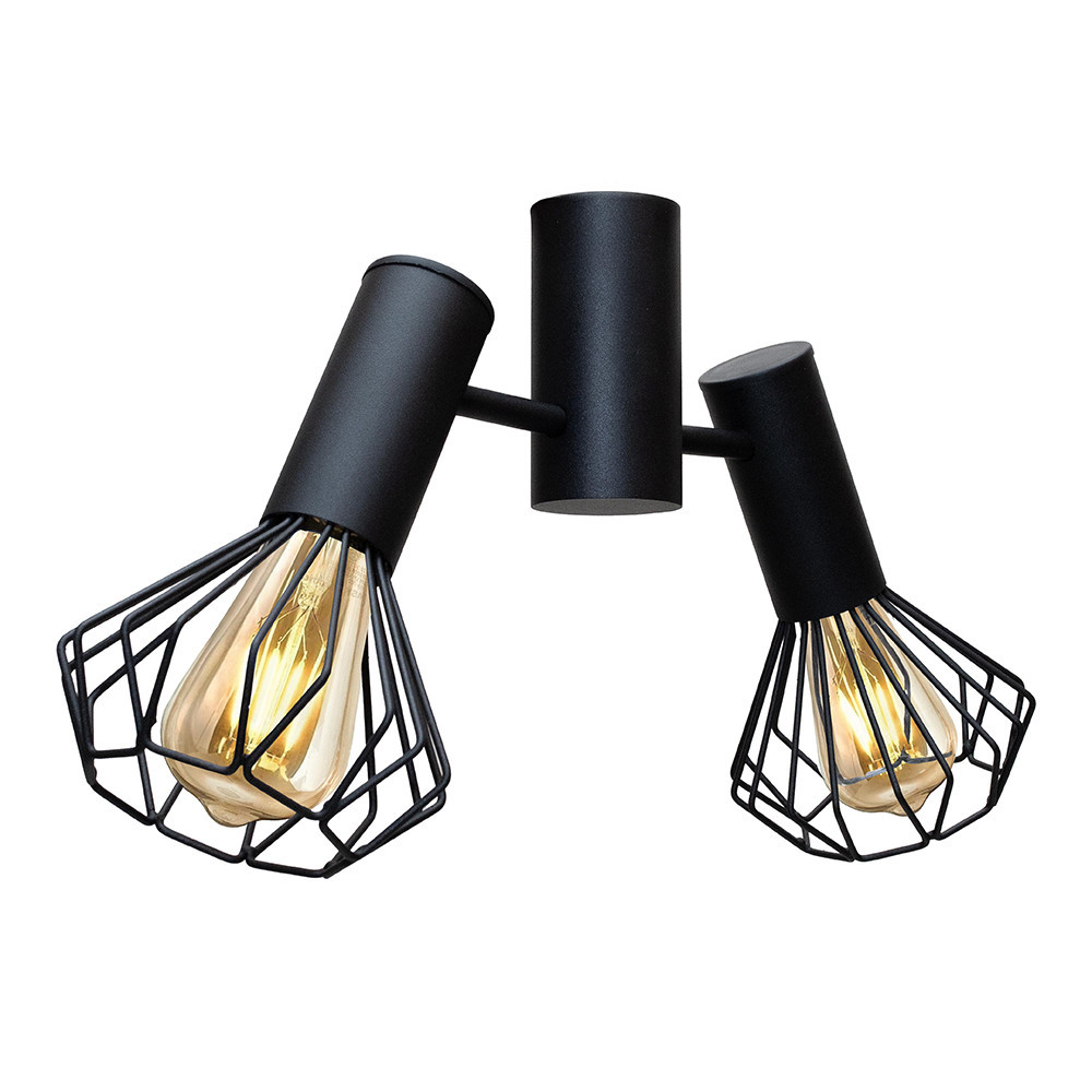 Люстра потолочная MSK Electric Diadem под две лампы Е27 NL 22154-2 BK Одесса - изображение 1