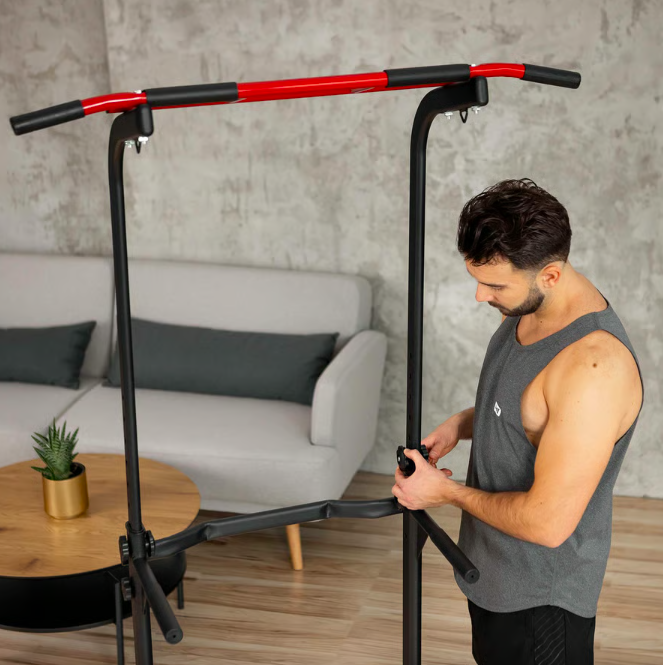 Силова станція тренажер HS-2012K підлогові турнік і бруси для дому та спортзалу багатофункціональна для всіх типів м'язів Київ - фото 9