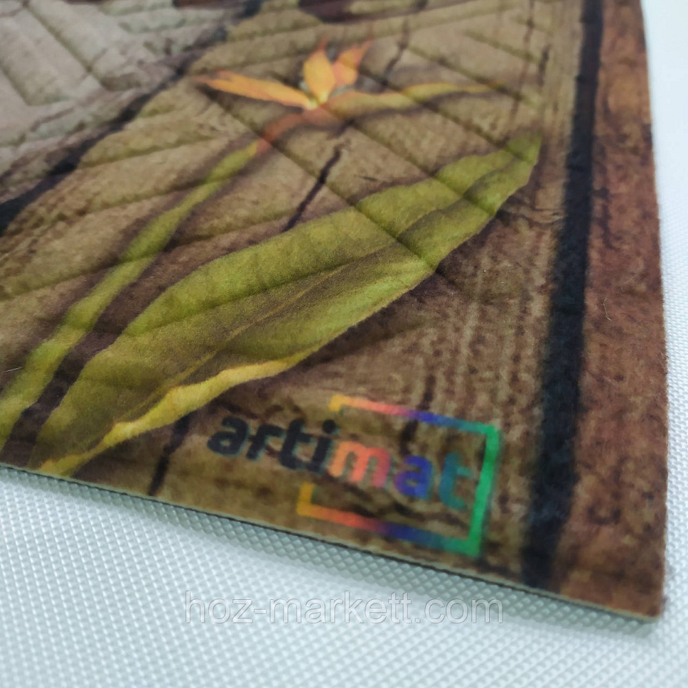 Коврик 60 х 40 см прорезиненный с ворсом Велком Харьков - изображение 5