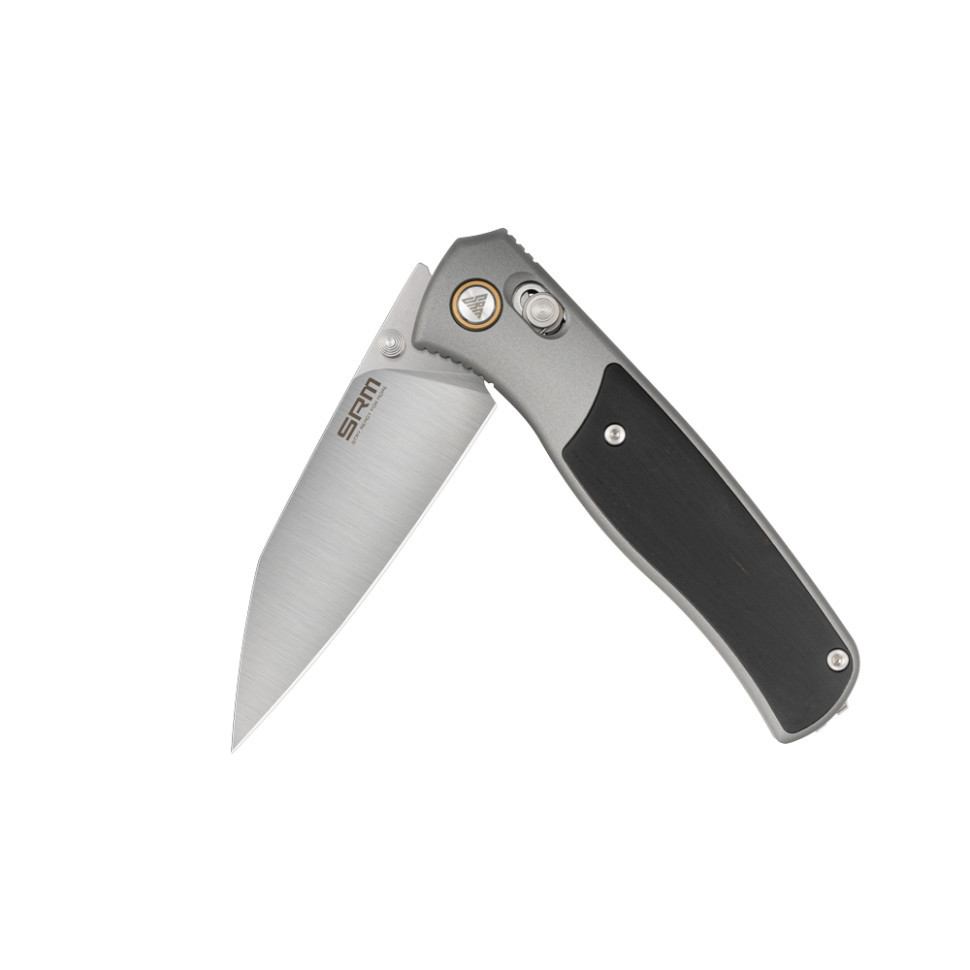Ніж складаний SRM Medal 259L-AK, чорно-сірий Київ - фото 8