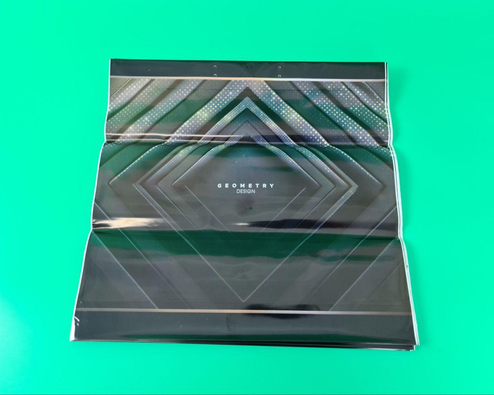 Поліетиленовий пакет із пластиковою ручкою "Геометрі" без ручки (10 шт.) Харків - фото 2