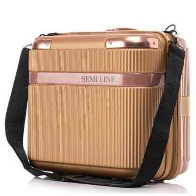 Косметичка Semi Line Бьюти-кейс 16L Gold (DAS302653) Винница