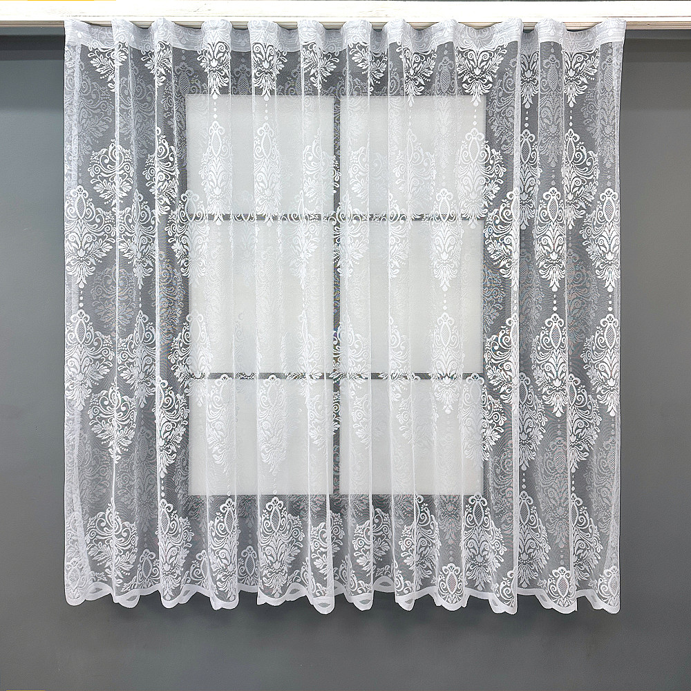 Тюль VR-Textil 1778т Жакард Білий 300х160 см (42-0796) Київ - фото 1