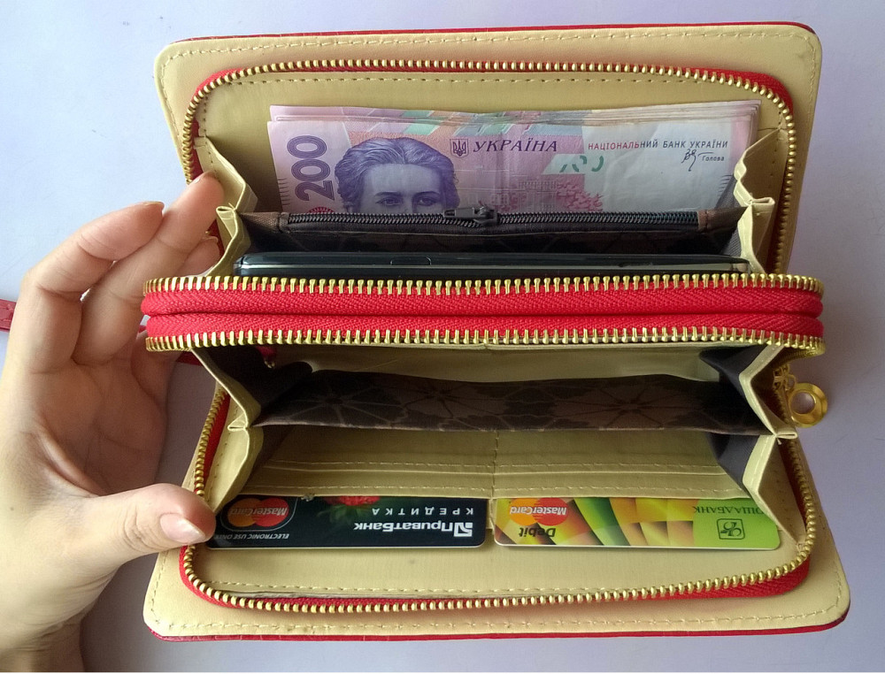 Жіночий Клатч-Кашолик із Знімною Ручкою — Петлою на Дві Блискавки Дніпро - фото 6