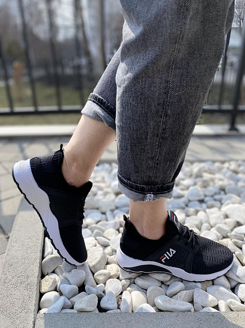 IDEAL Кросівки жіночі IDEAL 219 чорні (весна-осінь, текстиль + сітка) (2473) Коломыя - изображение 2