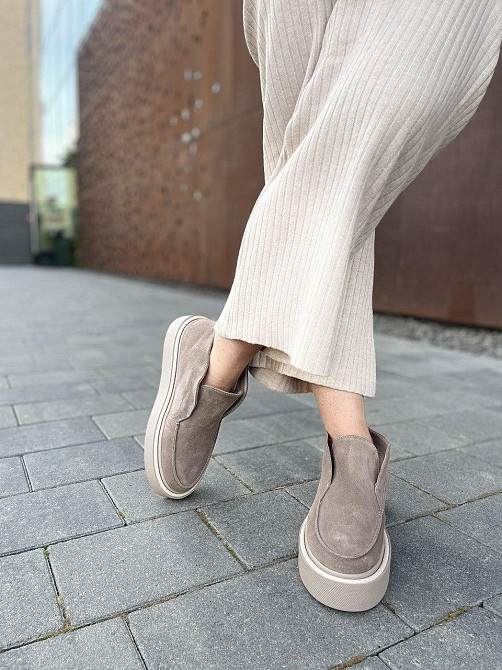 Лофери жіночі GREMMY капучино натуральна замша 36-40р. (5352) Коломия - фото 6