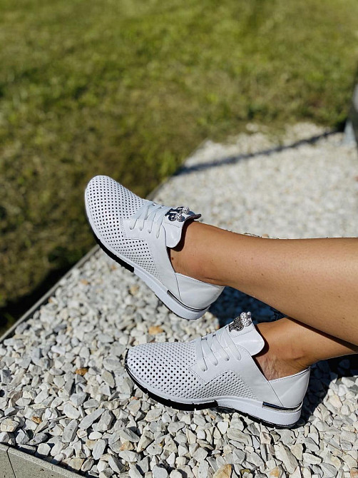 VLADEKS Кросівки жіночі VLADEKS 1086 білі (весна-літо, шкіра натуральна) (4070) Коломыя - изображение 4