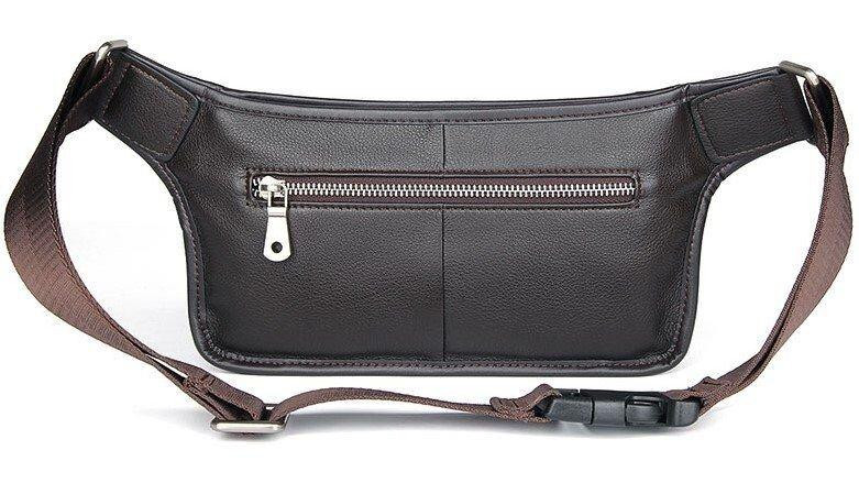 Сумка поясна шкіряна Коричнева (Vintage) Київ - фото 2