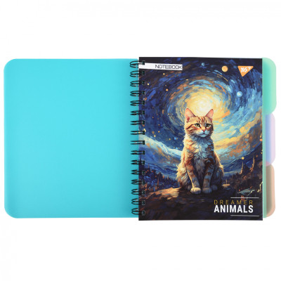 Блокнот Yes А4 Dreamer animals 144 аркуша пластикова обкладинка (681972) Вінниця - фото 1