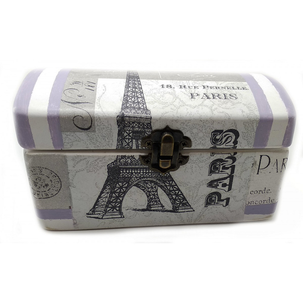 Скринька для прикрас дерев'яна Париж Ейфелева вежа Київ - фото 1