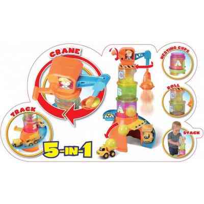 Игровой набор Bb Junior Volvo Stacking Crane (16-88605) Винница