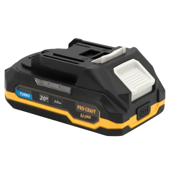 Набір акумуляторів Procraft 20 В 2 × 2 Ah із зарядкою Li-Ion комплект для дриля, шурупокрута, болгарки, запасні акумулятори Львів