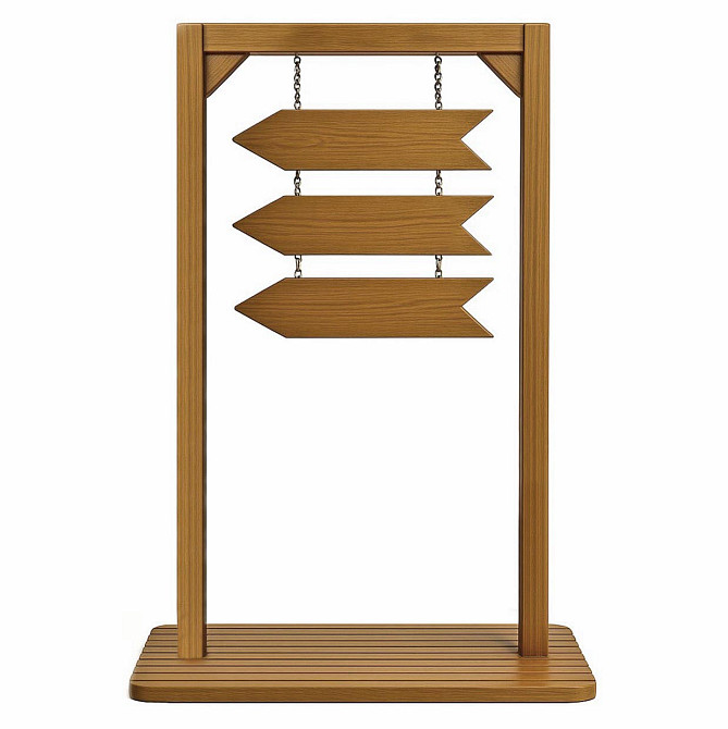 Підлогова стрілка-покажчик "Ланаріс" сієна Миколаїв - фото 1