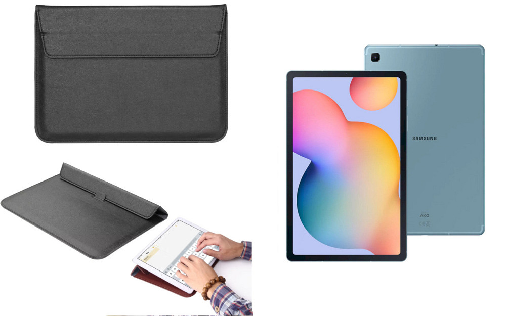 Чохол-конверт VitoCase для Samsung Galaxy Tab S6 Lite 10.4 P610, з функцією підставки для планшета Чорний Київ - фото 1