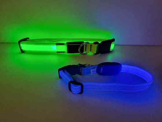 Нашийник для собак з LED підсвіткою (товар з вітрини) Луцк