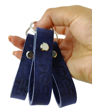 Брелок PES шкіряний  для ключів з тисненням Київ