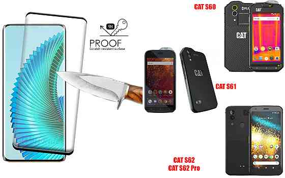 Защитное стекло HyperGlass Pro для CAT S60, CAT S61, CAT S62, CAT S62 Pro – максимальная чувствительность и Киев