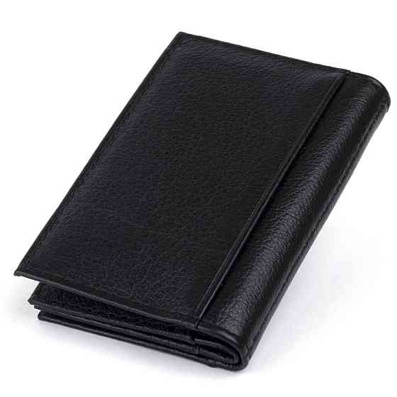 Визитница-книжка ST Leather 19213 Черная Киев