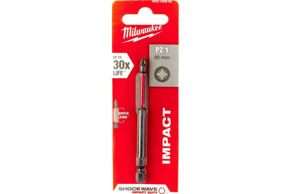 Бита SHOCKWAVE (PZ1; 90 мм) Milwaukee 4932430862 Коломыя - изображение 1