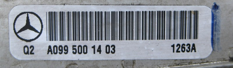 Mercedes-Benz  A0995001403 Радіатор охолодження низькотемпературний ML/GLE W166 GLE Coupe C292 GL/GLS X166 Одесса - изображение 3