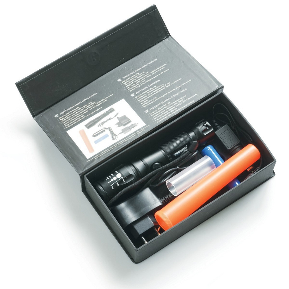 Потужний ліхтарик акумуляторний 10 Вт Київ - фото 2