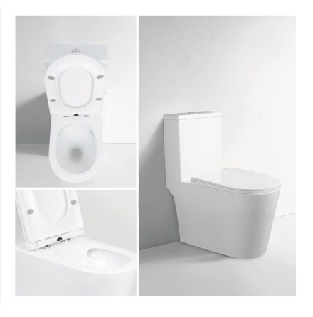 Унітаз моноблок підлоговий Mixxus BEVEL-0406-T1 690х360х790mm, система змиву TORNADO 1.0   ( MI6729 ) 20895 Харків