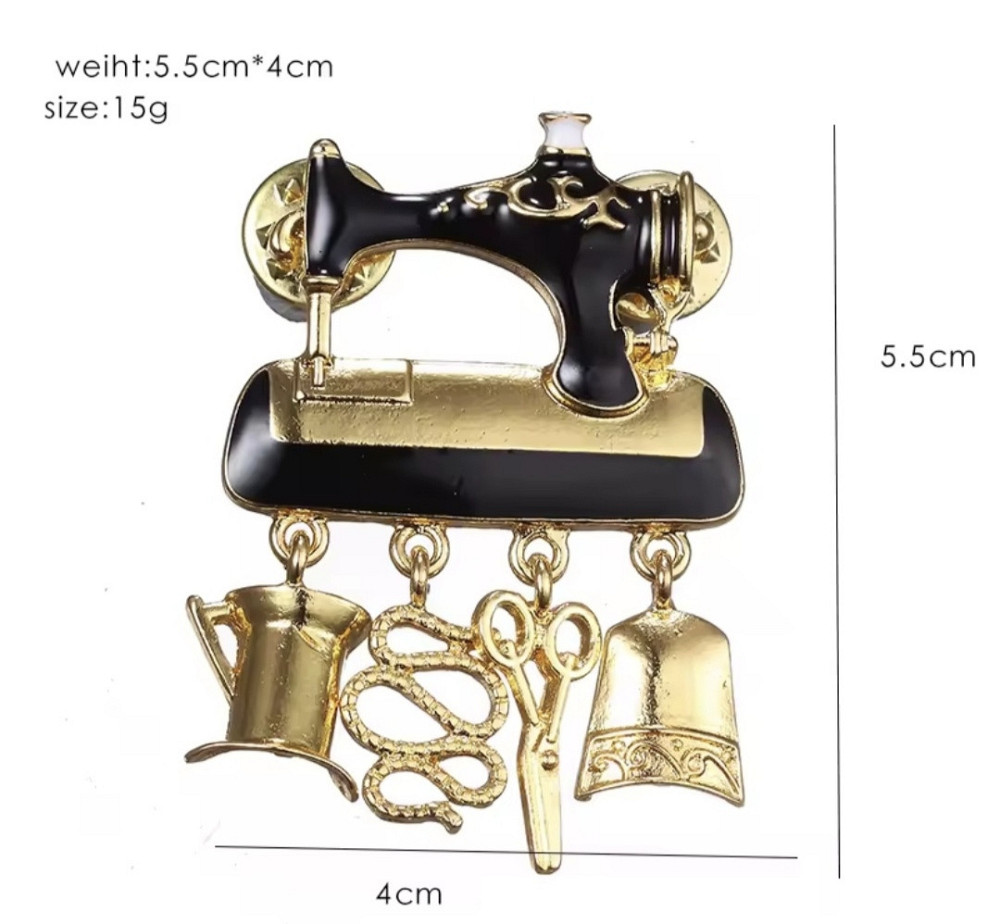 Брошка "Швейна машинка" №1" Сміла - фото 2