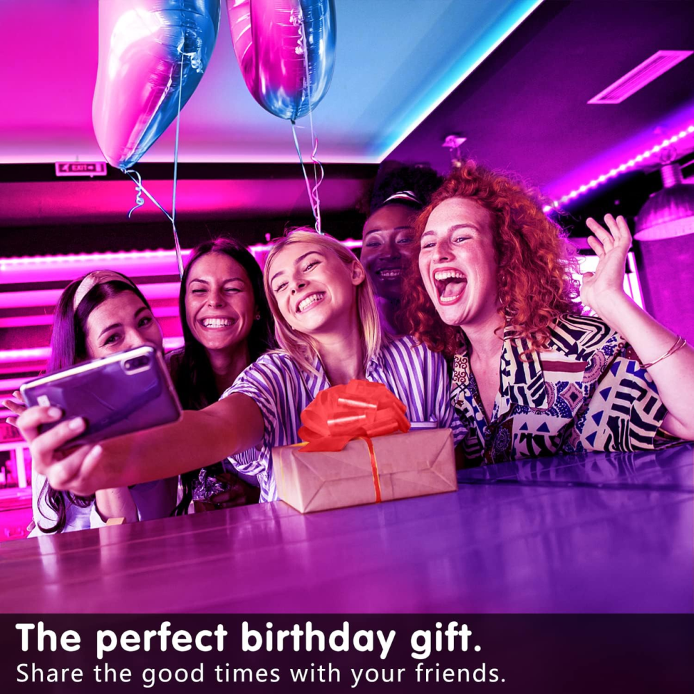 Світлодіодна стрічка Keepsmile 30 м (2×15 м), RGB, Bluetooth, керування через застосунок і пульт, синхронізація з музикою, таймер Київ - фото 7