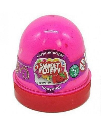 Лизун-антистрес TM Mr.Boo Crunchy slime Полуниця 120г., шт Київ - фото 1