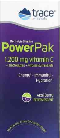 Электролиты Trace Minerals Research Electrolyte Stamina Power Pak 30 пак ягоды асаи Киев