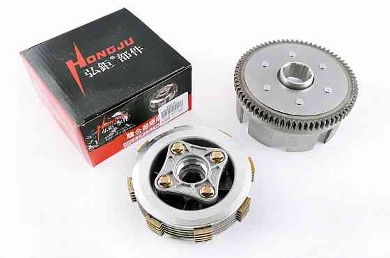 Кошик зчеплення (у зборі) мотоцикл 4T CG125 (73 зуби) Мукачево