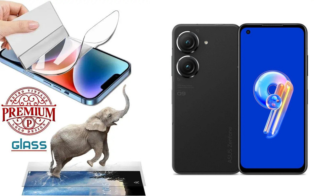 Полиуретановая пленка Asus Zenfone 9, Premium, толщина 0,2 мм Киев - изображение 1