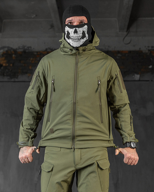 Костюм чоловічий такічний софт йшов олива осінь весна зима Одеса - фото 16