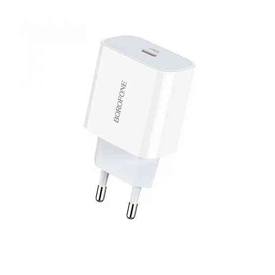 Мережевий зарядний пристрій BOROFONE BA38A Plus Speedy PD20W White Київ