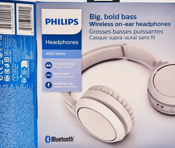 Нові Навушники Philips TAH4205WT Wireless Mic White Київ - фото 3