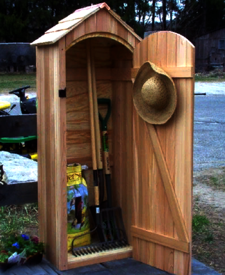 Шкаф для садового инвентаря 