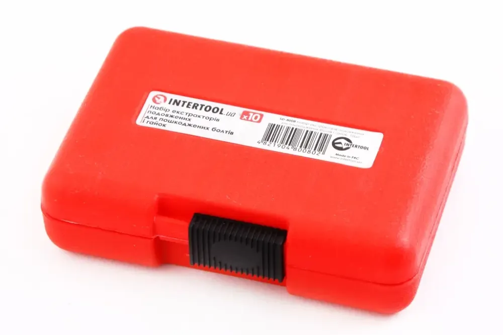 Набор экстракторов для болтов и гаек 9-19мм удлененные (10 ед.) Intertool Винница - изображение 2