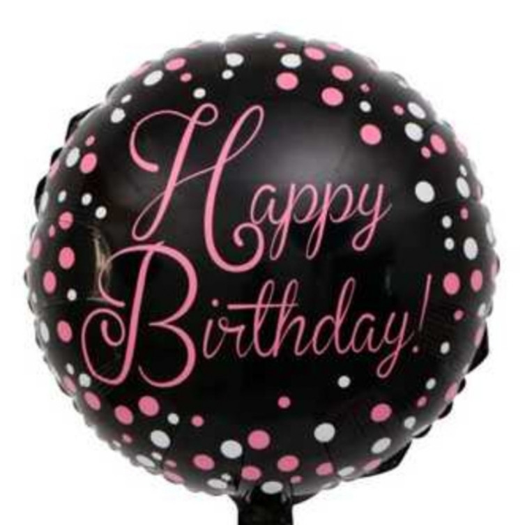 Фольговані куля happy birthday 18" 45см Київ - фото 2