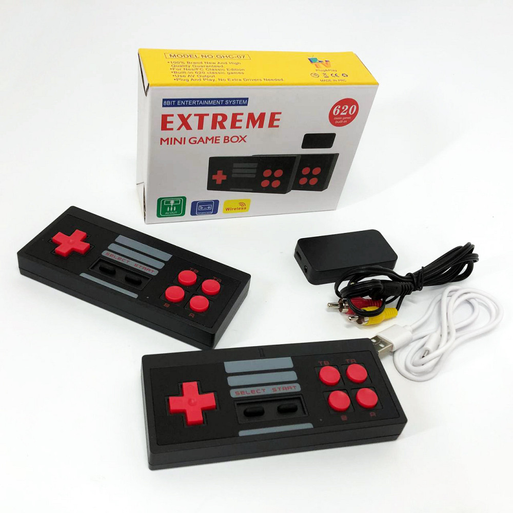Приставка для телевизора с беспроводными джойстиками N-22, Портативная ретро игровая консоль для тетрис OH-64 Львов - изображение 8