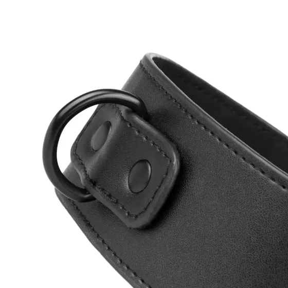 Наручники с повідцем Bedroom Fantasies Collar & Wrist - Black Львів