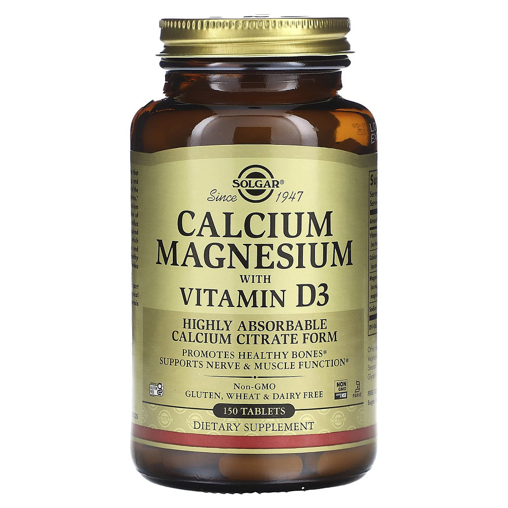 Кальций и магний с витамином D3 (Calcium Magnesium with vitamin D3) 150 таблеток Київ - фото 1