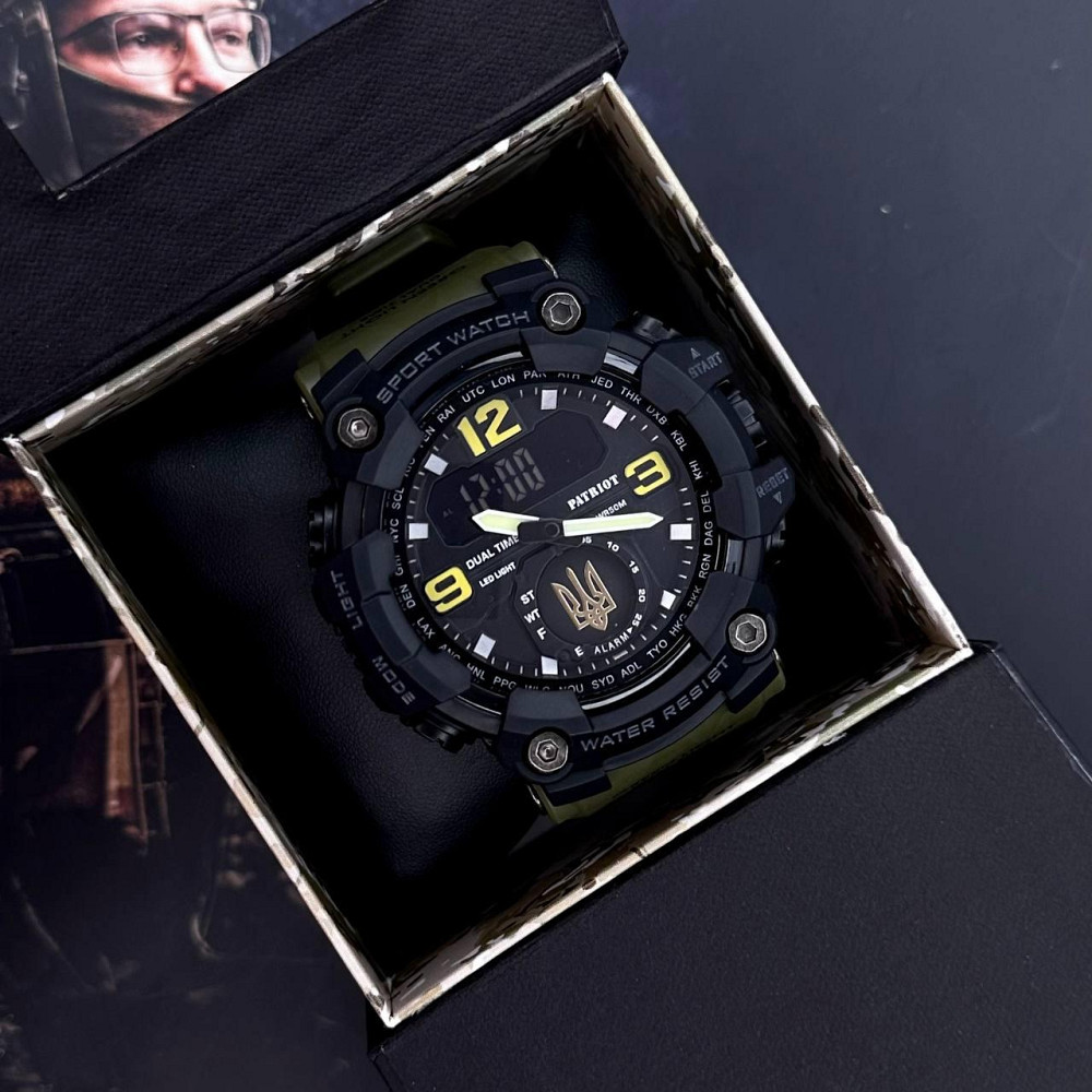 Patriot 004AGUAGD Тризуб золото Зелені + Коробка. SBR Київ - фото 4