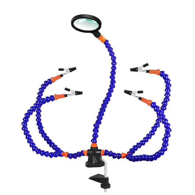 Держатель для пайки с лупой и подсветкой Киев - изображение 6